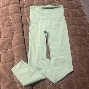 SPANX booty boost Leggings in light green